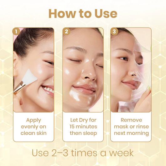 Kojic Acid Turmeric- PDRN Collagen Caffeine Wrapping Mask DUO