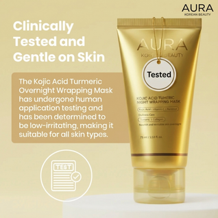 Kojic Acid Turmeric- PDRN Collagen Caffeine Wrapping Mask DUO